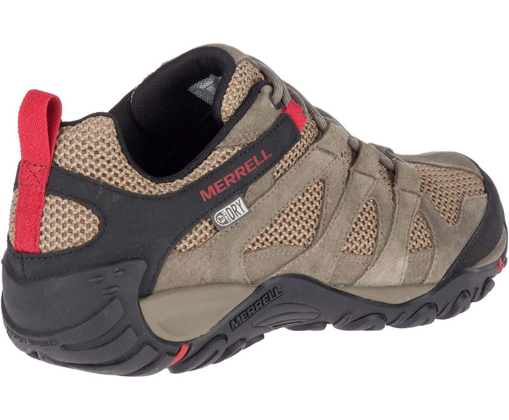 Buty Sportowe Merrell Męskie Brązowe - Alverstone Waterproof - 935617-GJF